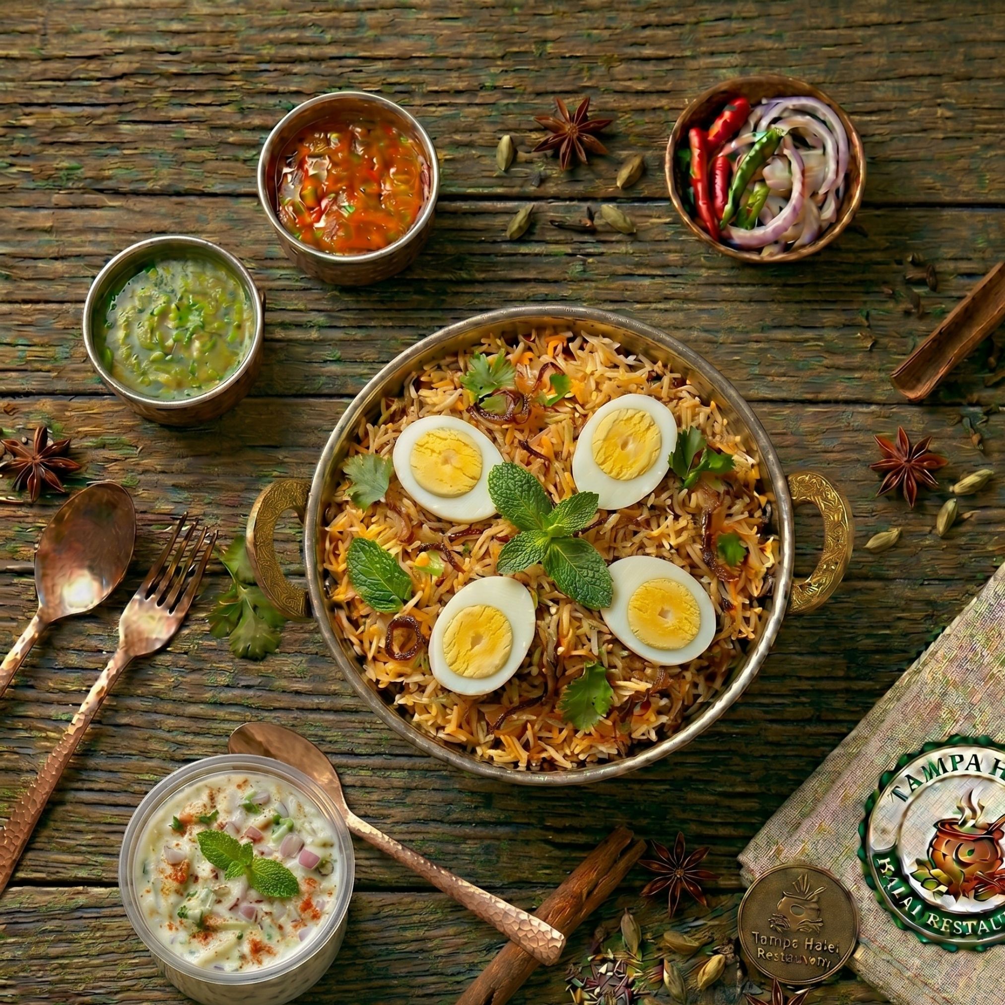 Halal Egg Biryani